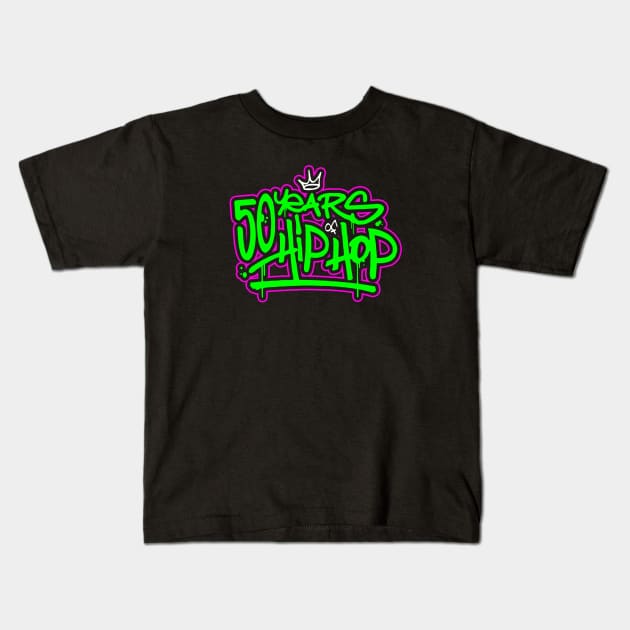 50Y HH graff tg FP2 Kids T-Shirt by undergroundART